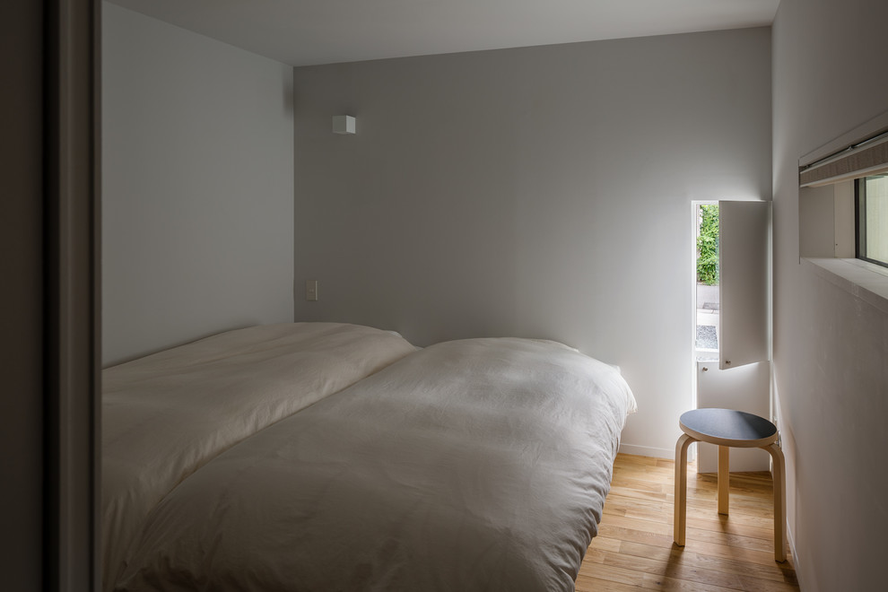 東京23区にあるおしゃれな寝室のレイアウト