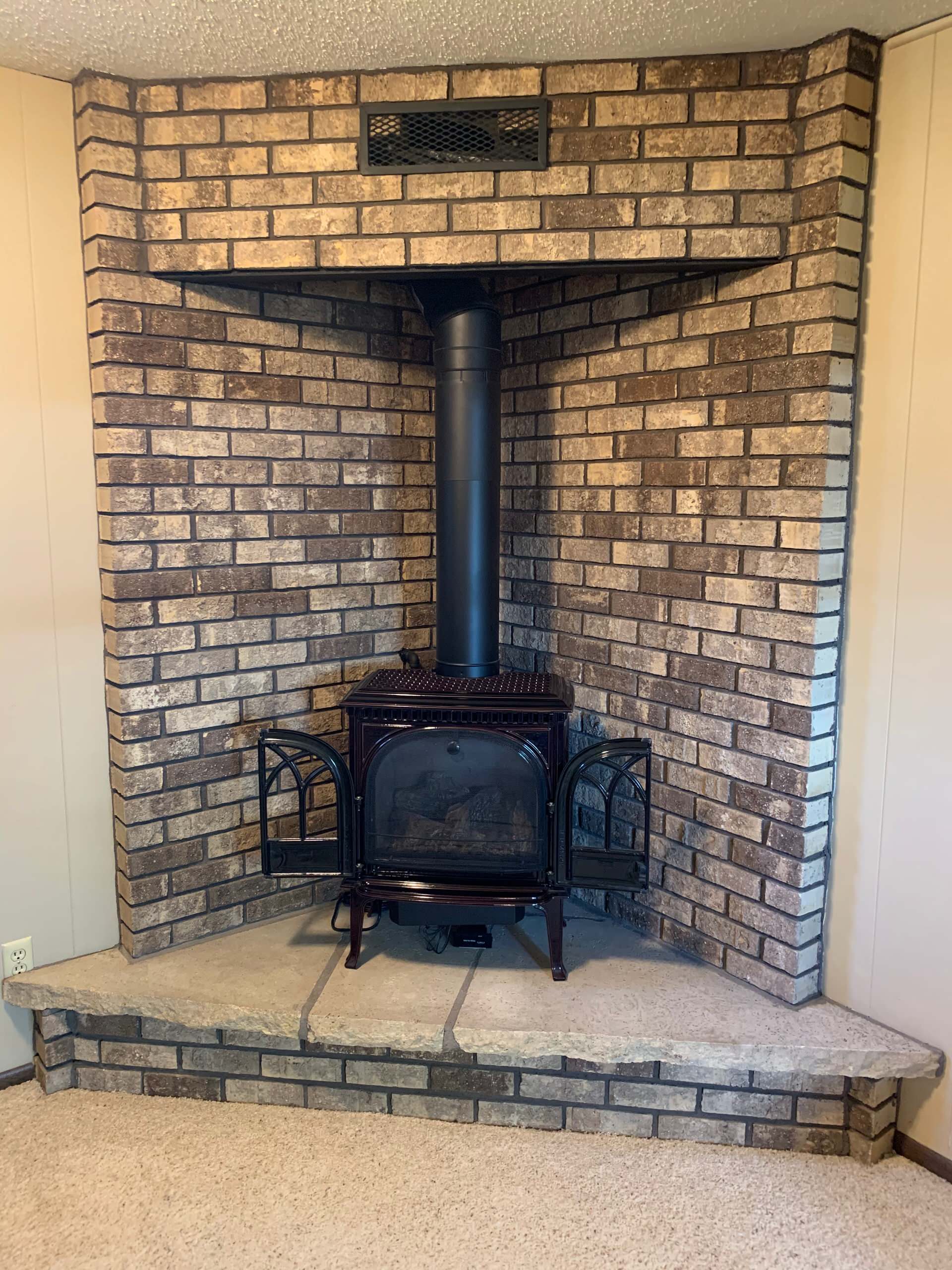 Fireplace Facelift--Before