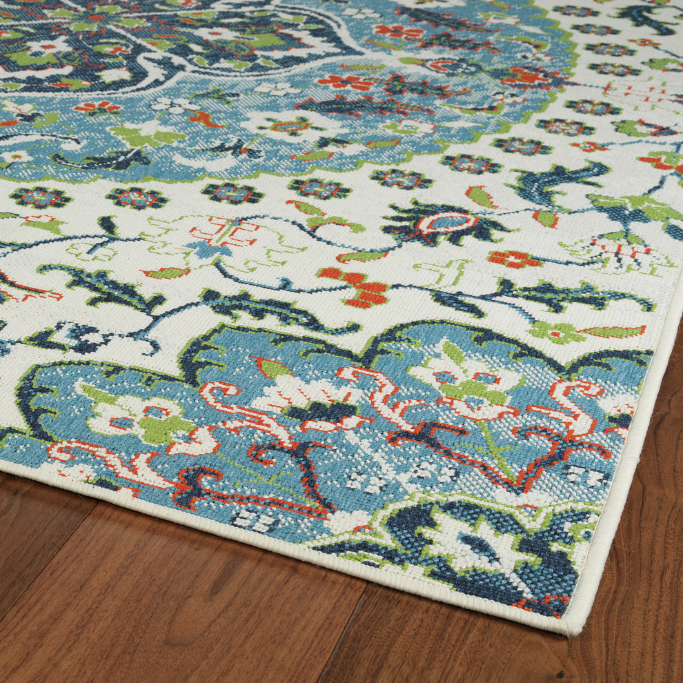 Kaleen Indoor Outdoor Lightweight Sunice Rug Traditional Outdoor