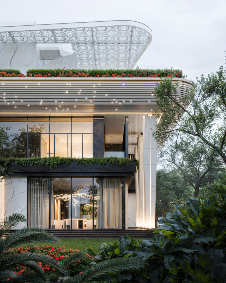 Навес с узором лотоса