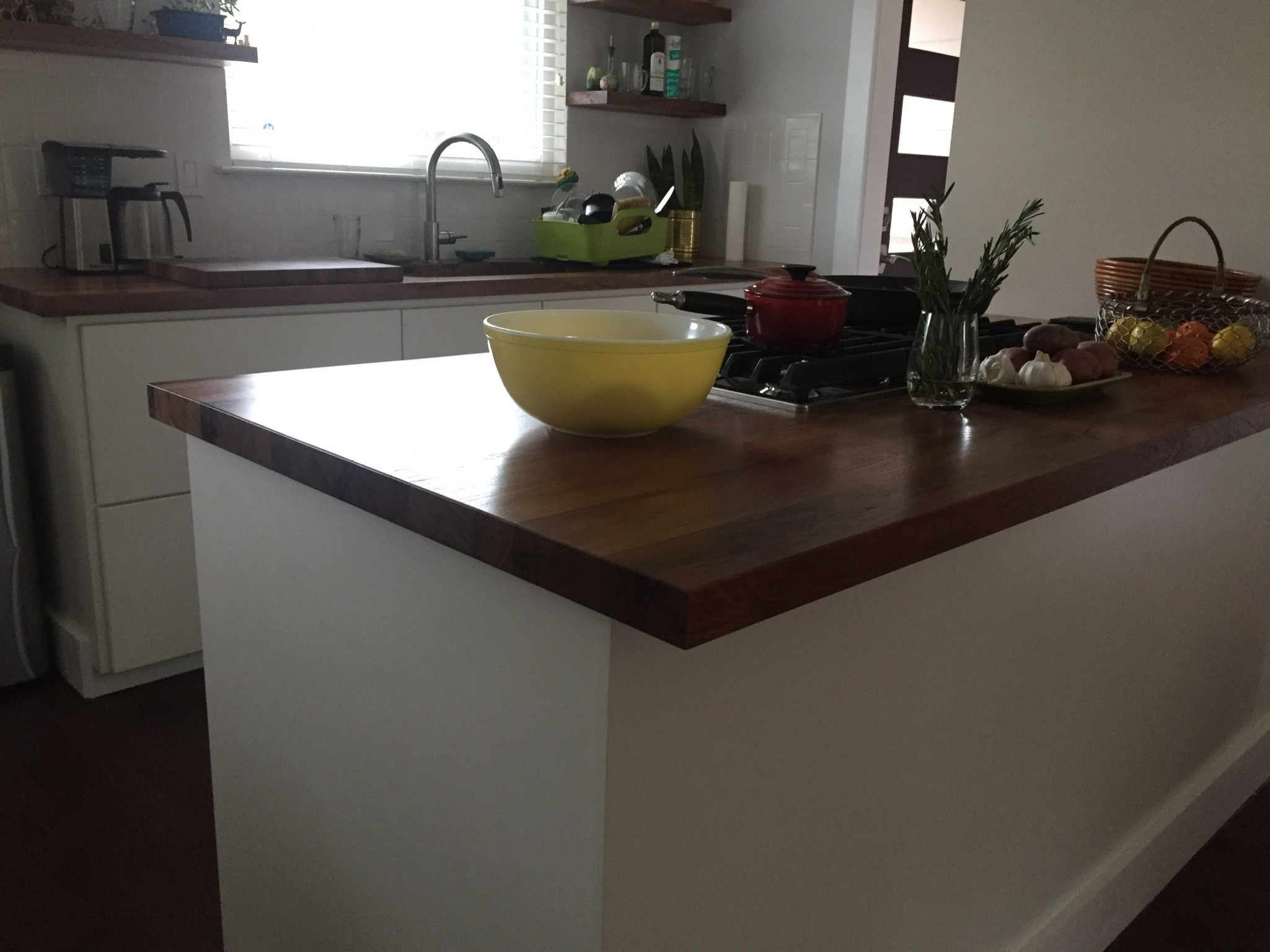 Edge Grain Wood Countertops
