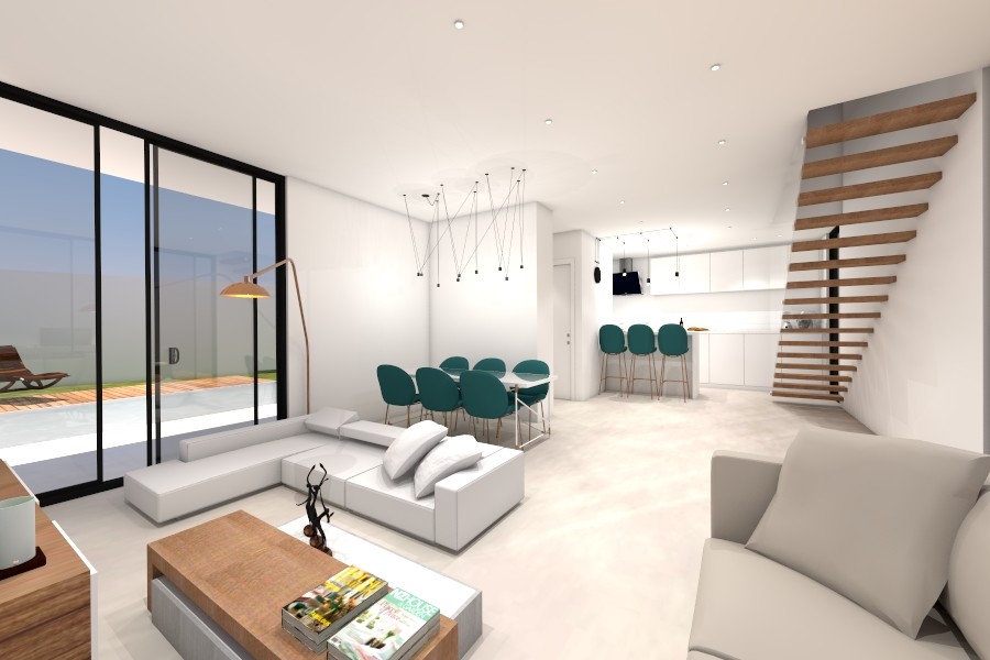 Diseño de Casa con piscina II