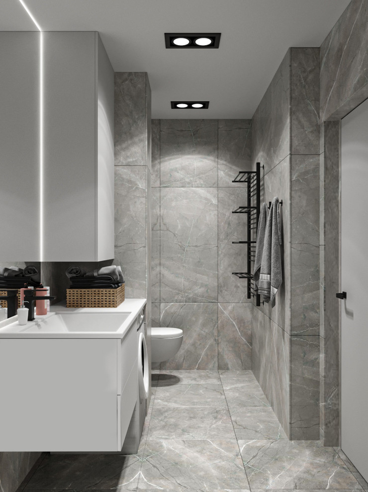 Минималистичная квартира с перетекающими гармоничными пространствами.