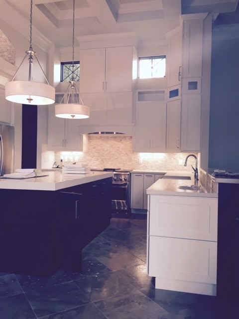 AFTER - Tuscan Kitchen to Sleek Modern