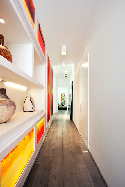 Celio Apartment contemporaneo-corridoio