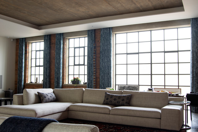 WAREHOUSE CONVERSION modern-vardagsrum