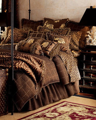 SWEET DREAMS. Tigress Bed Linens Elephant European Sham