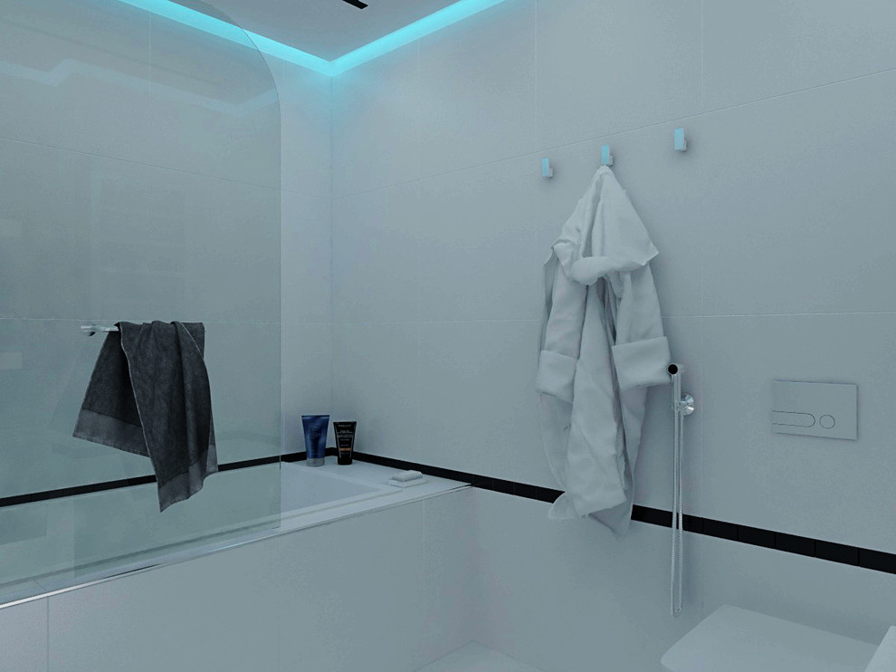 Комфорт и изящество черно-белого интерьера