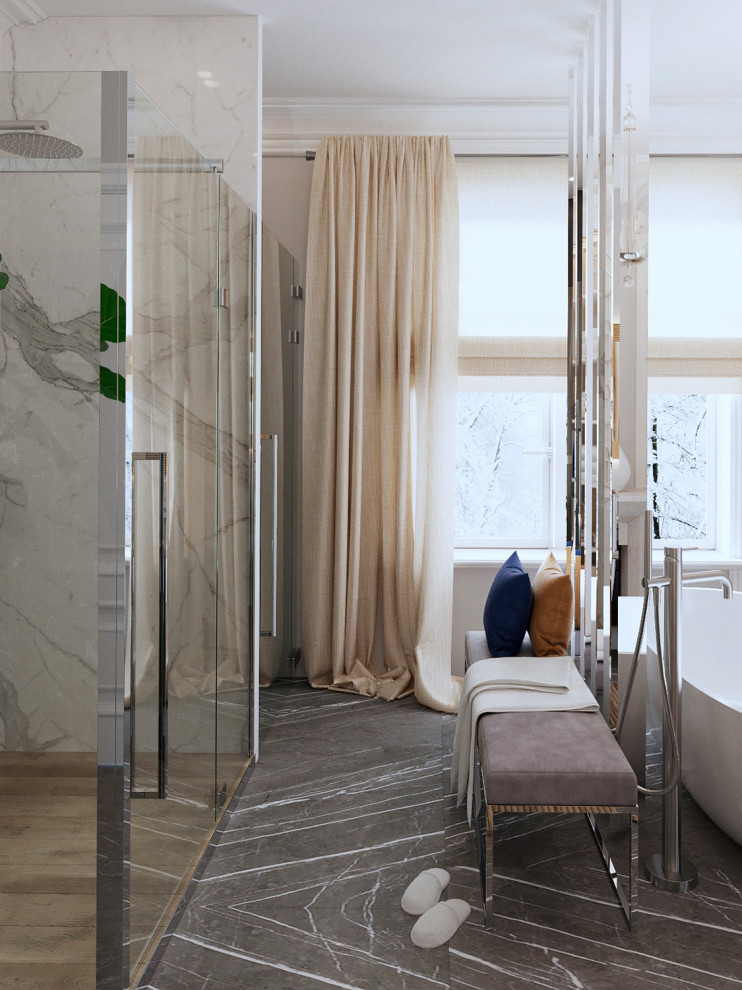 Особняк Алексея Ягудина и Татьяны Тотьмяниной. Ванная