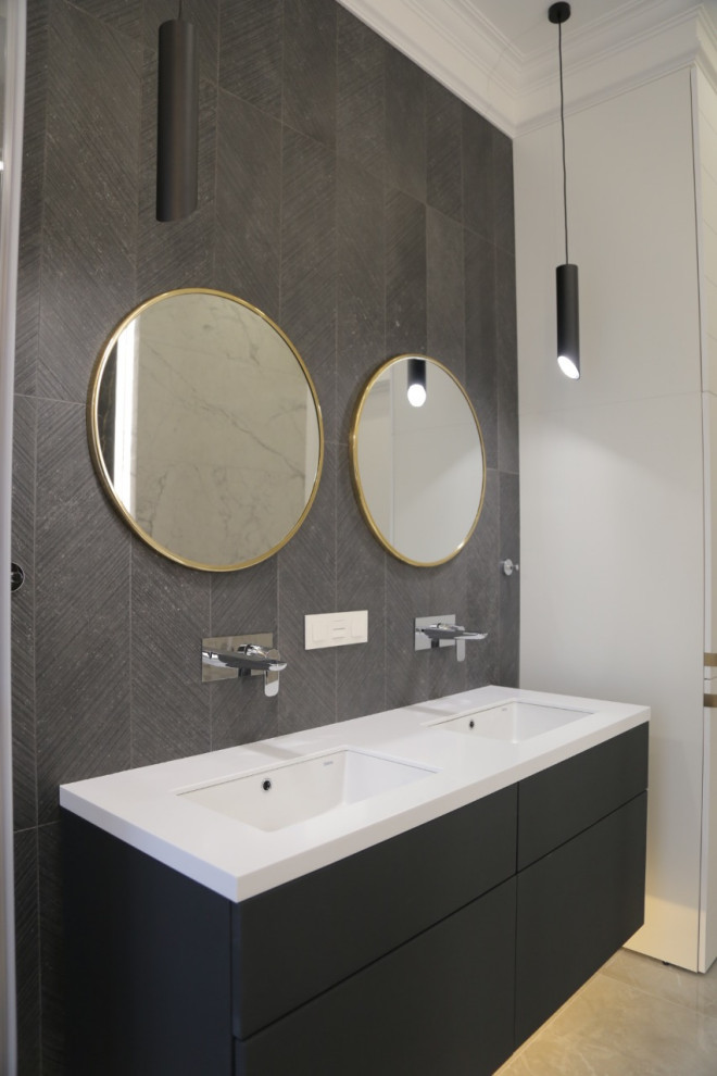 Проект санузлов на Дегтярной