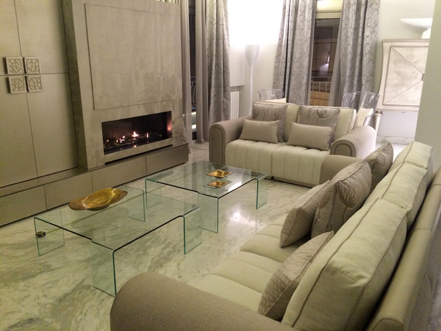 Proyecto E&M transitional-living-room