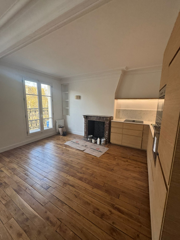 Projet Buttes Chaumont, rénovation d'un appartement de 60m2