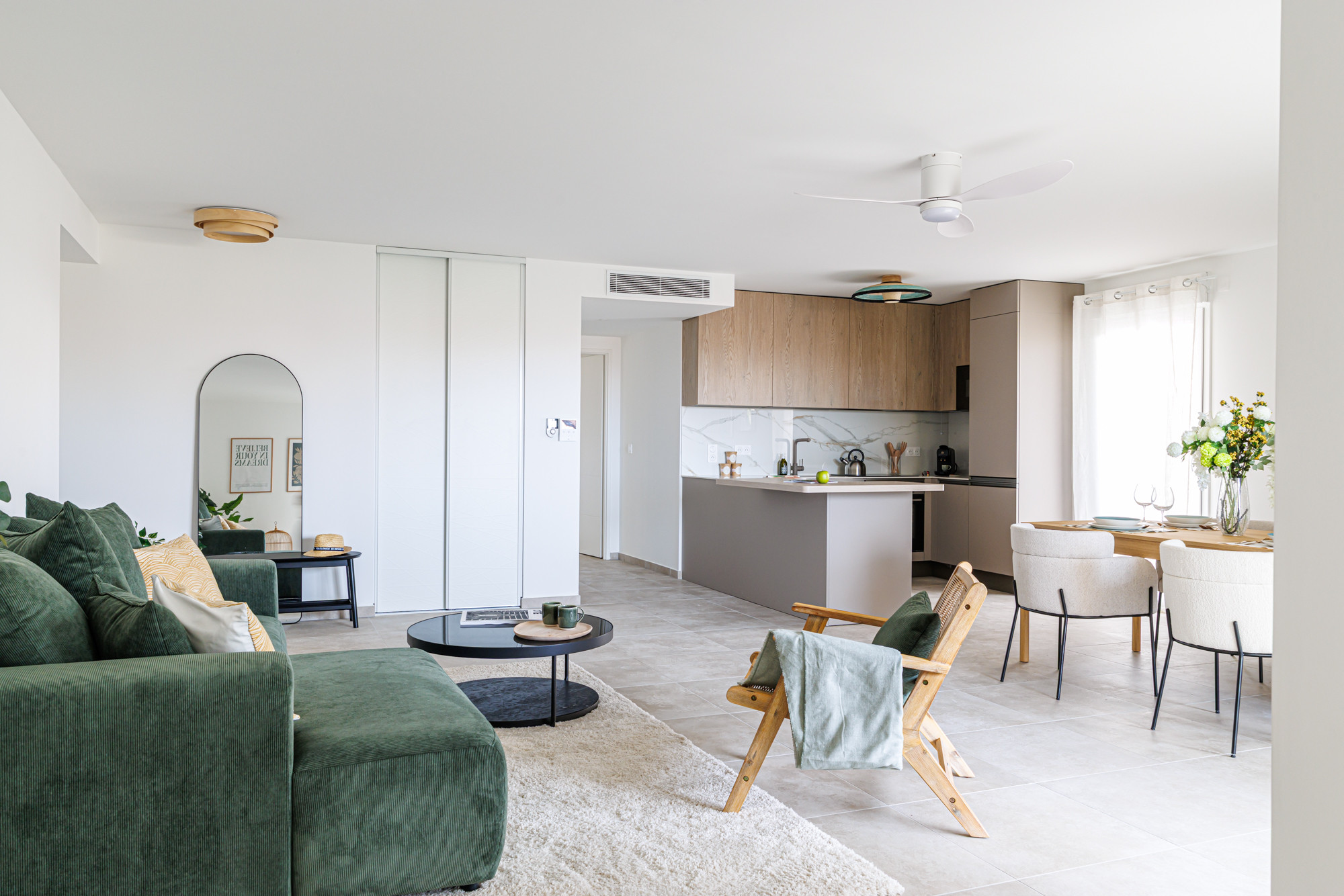 Home staging, L'Echappée mer, Cagnes sur mer