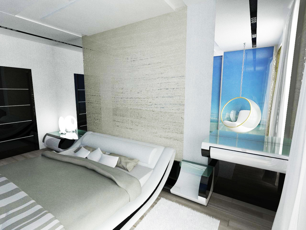 квартира стиль хай тэк + футуризм