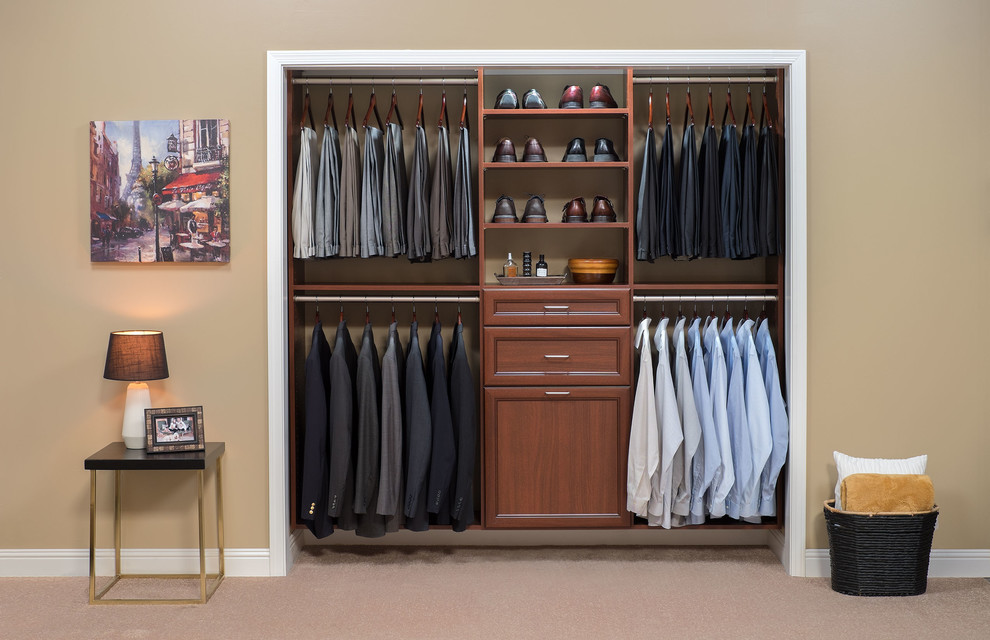 This is an example of a traditional storage and wardrobe in Charleston.