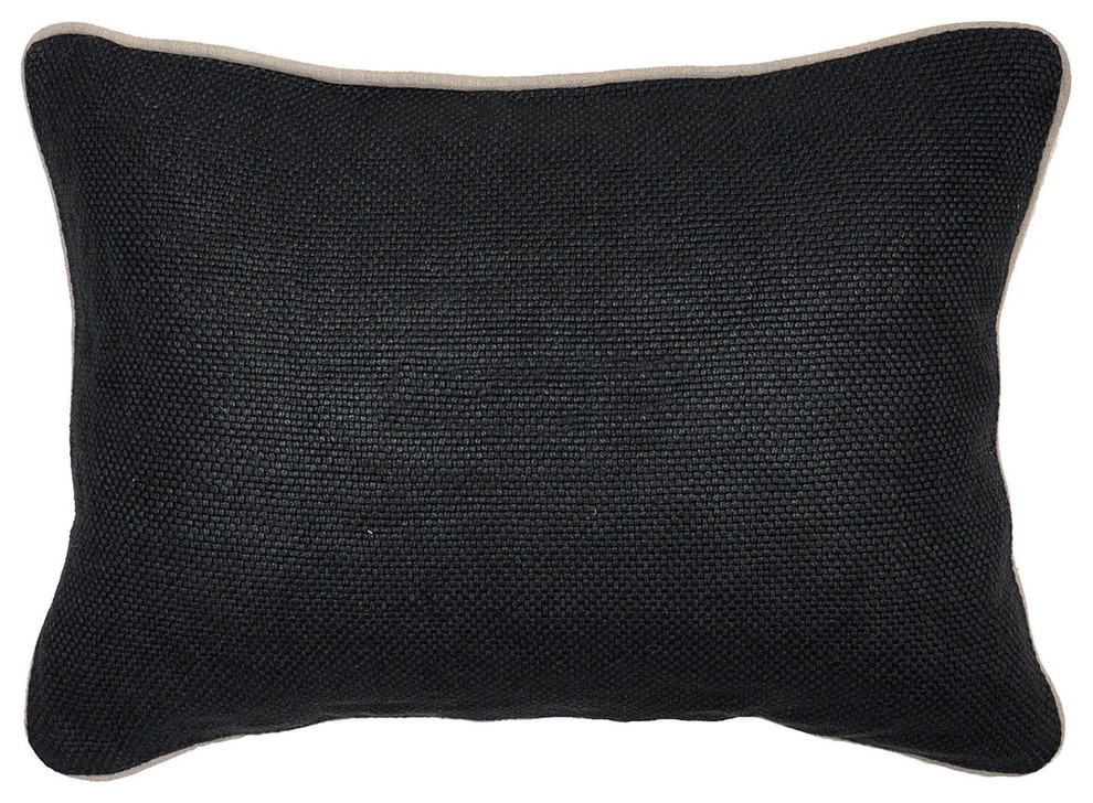 Gramercy Black Accent Pillow