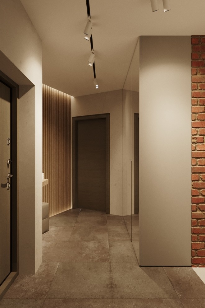 Дизайн - проект двухуровневой 4 к.кв 100 м2 в ЖК "Изумрудный"