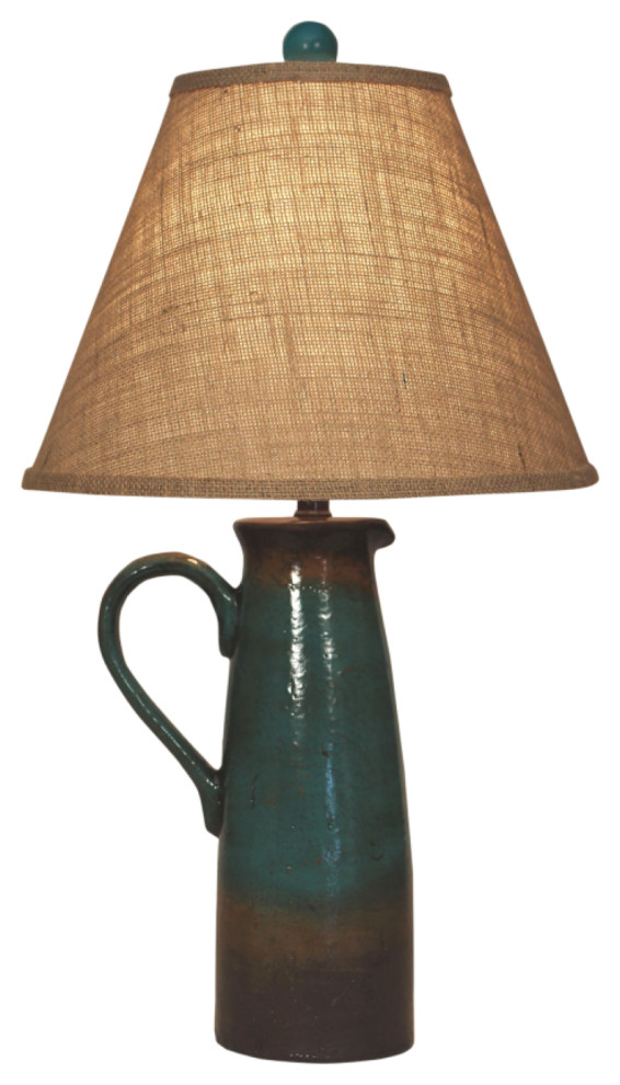 Large Handle Harvest Pitcher Table Lamp