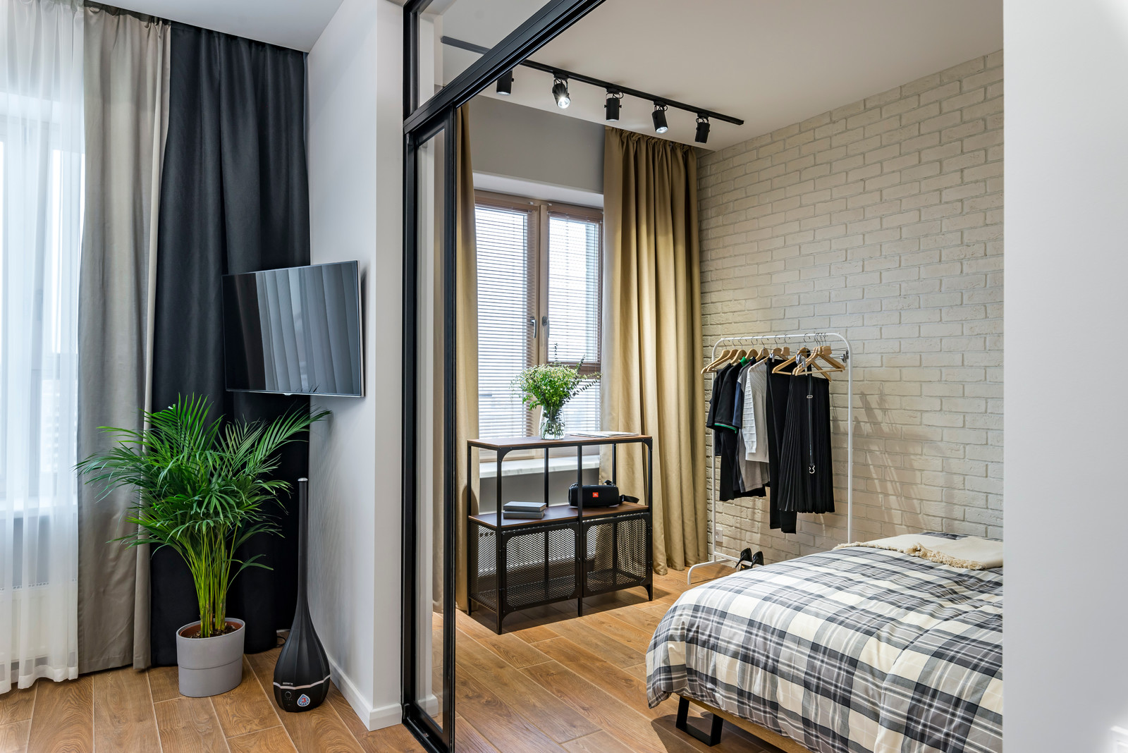 Студия 38м2 в стиле лофт для сдачи в аренду