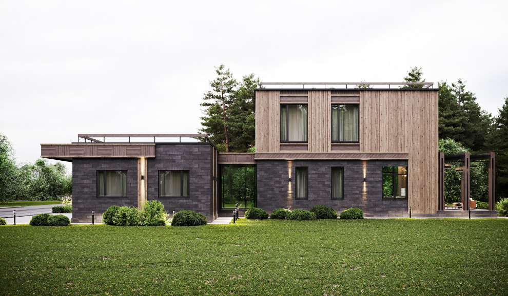 Современный коттедж в скандинавском стиле