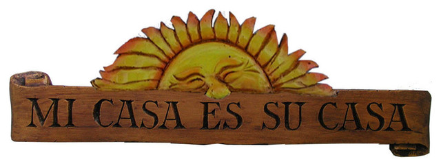"Mi Casa Es Su Casa" Spanish Welcome Sign