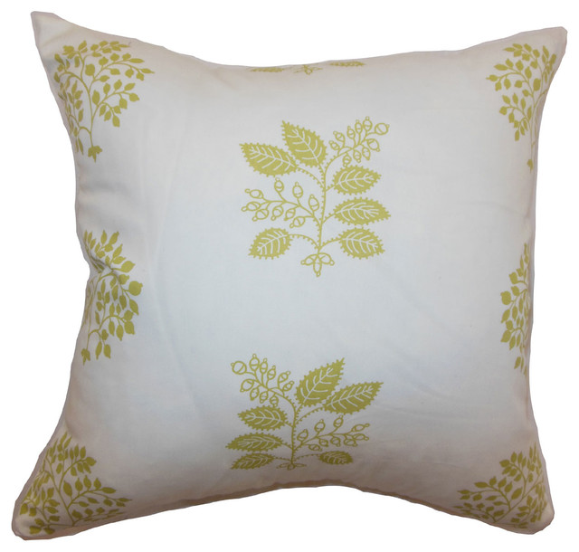 The Pillow Collection Haley Floral Bedding Sham Light Queen//20 x 30