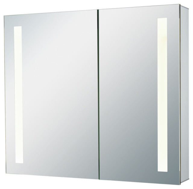 32x27 Led Mirrored Medicine Cabinet Modern Medicine Cabinets By Gwg Outlet