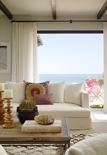 Ocean Front Villa mediterraneo-soggiorno