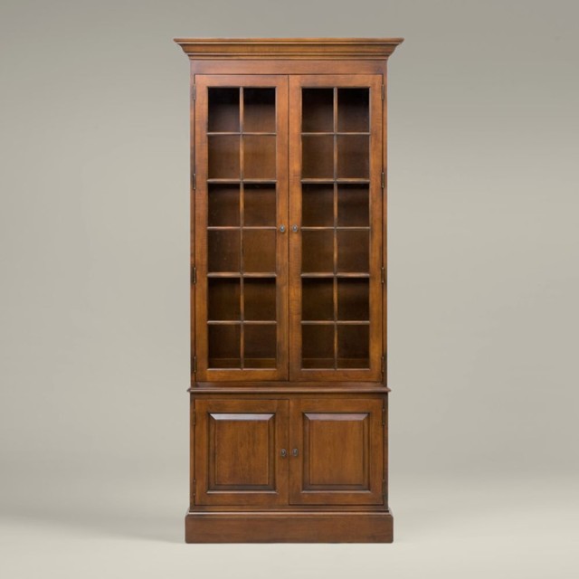 Collector S Classics Villa Single Library Bookcase Traditional Collector S Classics Villa Single Library Bookcase
