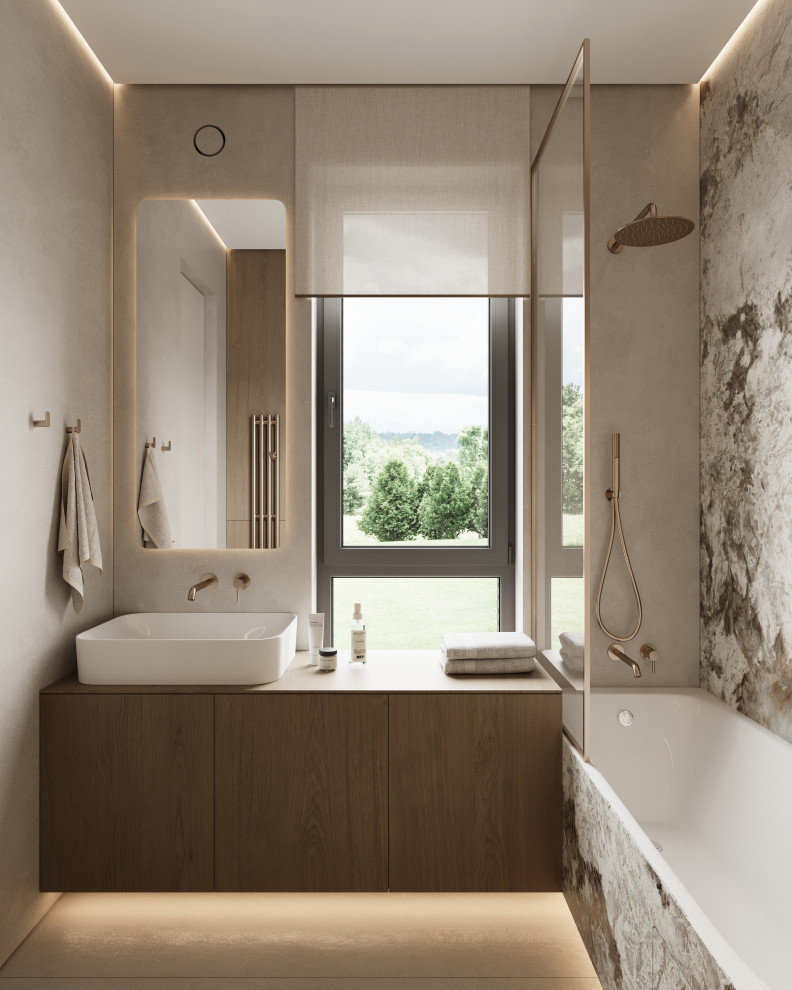 Коттедж (240 кв). Мастер-санузел