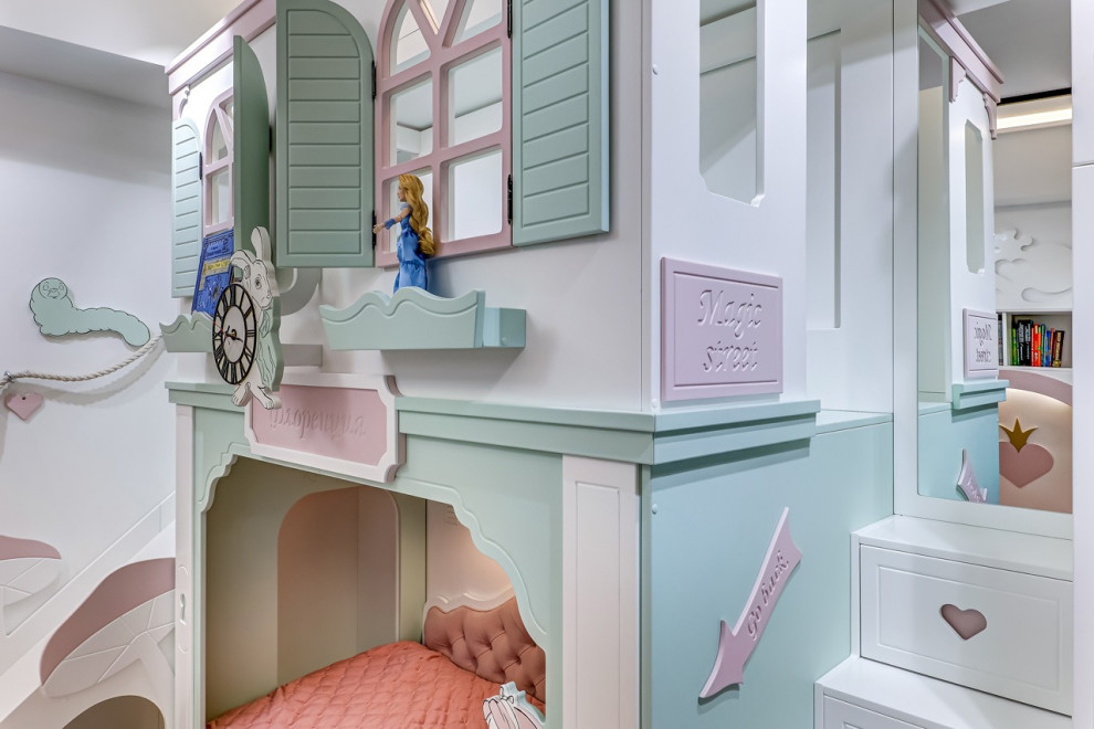 Дизайн-интерьер детской комнаты в стиле "Алиса в стране чудес"