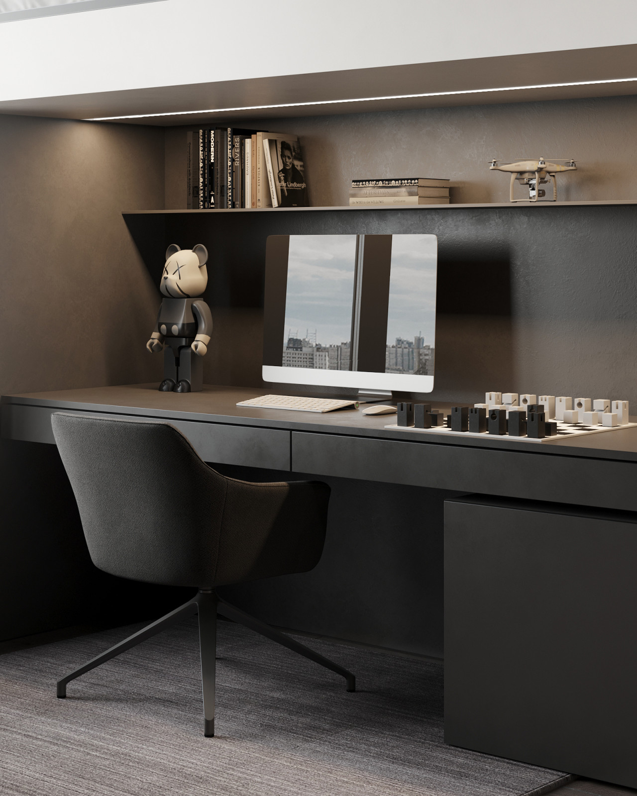 Дизайн интерьера трехкомнатной квартиры в ЖК Futurist