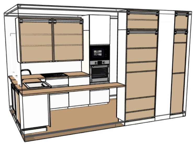 CUISINE: rénovation complète de cette pièce de 9m2