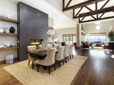 Mediterranean Dining Room by SINGLEPOINT DESIGN BUILD INC.