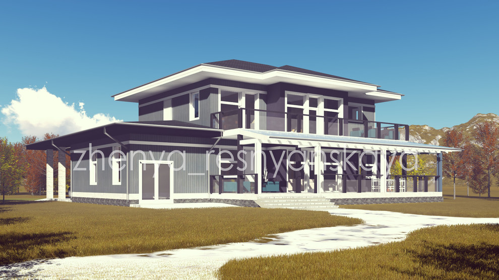 Проект современного дома в г.Москва