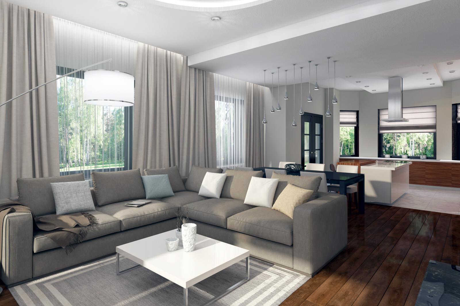 Интерьер загородного дома на Ярославском шоссе