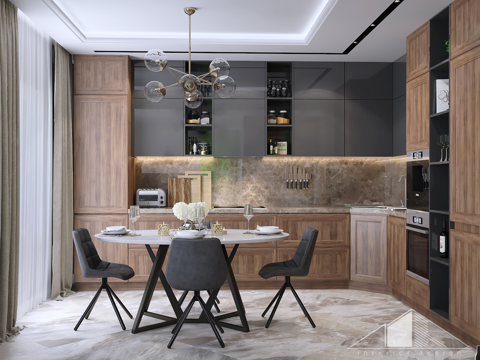 Дизайн интерьера трехкомнатной квартиры в Минске по ул. Ложинская