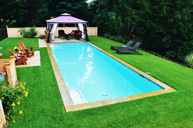 Rectangular Pool 2017 american-traditional-swimming-pool
