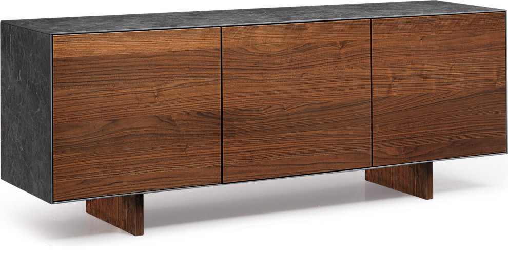 Thin Sideboard Body Legs and Doors Transitional Buffets And