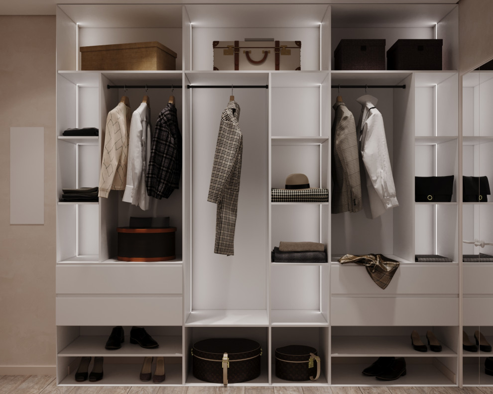 Дизайн проект 3х комнатной квартиры с большой кухней-гостиной