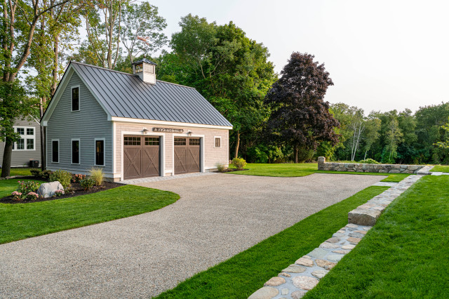 Sea Marsh Farm landhausstil-garage