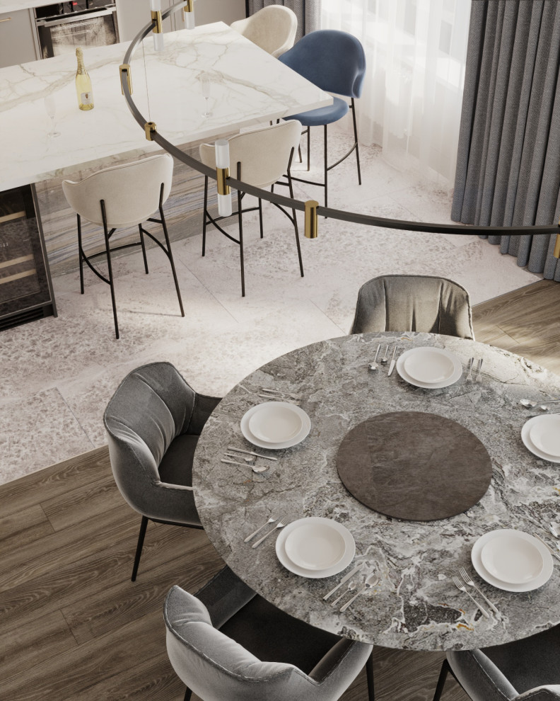 129,3 м2 ЖК "Серебряный парк"