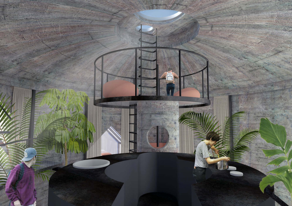 Projet en cours: réhabilitation d'un château d'eau en logement atypique
