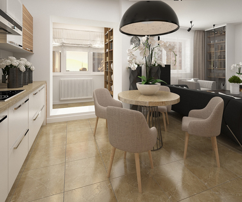 Гостиная - Кухня