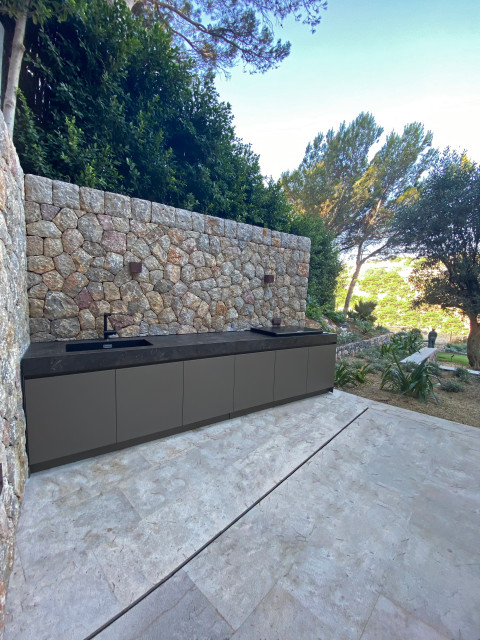 Cocina Exterior moderno-patio