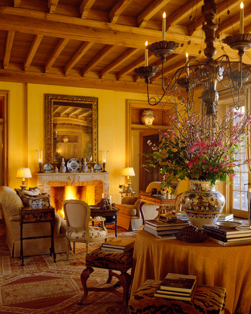 A Texas Home medelhavsstil-vardagsrum