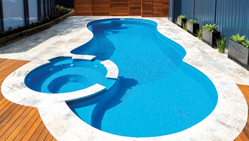 Inspiration for a tropical pool in Sydney.