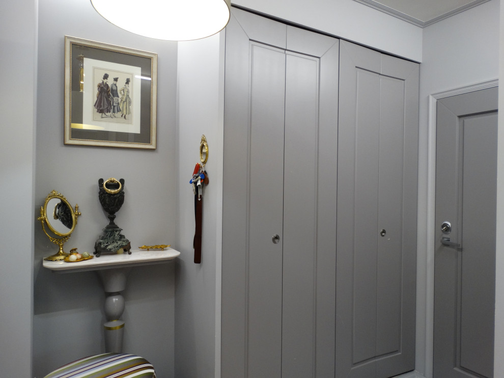 Квартира 70 м2 оттенки серого