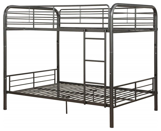 Ergode Full/Full Bunk Bed Industrial Bunk Beds by VirVentures Houzz