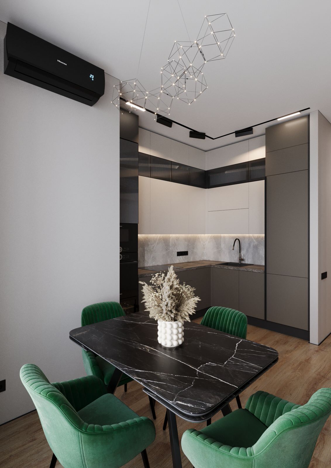 Функциональный минимализм для молодой семьи